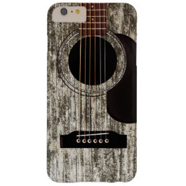 Old Wood Acoustic Guitar Barely There iPhone 6 Plus Case