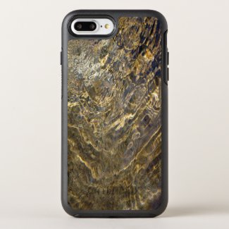 Chaotic Abstract Golden Fountain Water OtterBox Symmetry iPhone 7 Plus Case