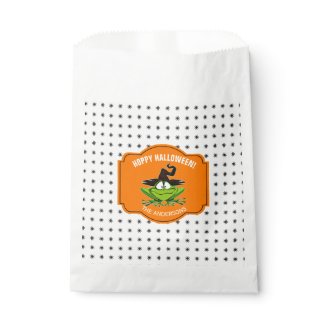 Hoppy Halloween Frog ID221 Favor Bag