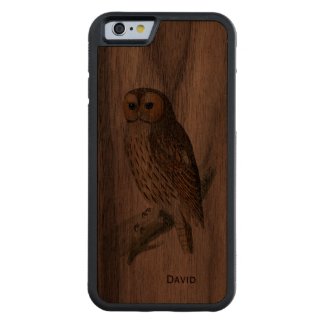 Vintage Owl Wooden iPhone 6 Case