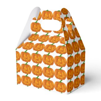 Cute Pumpkin Favor Box
