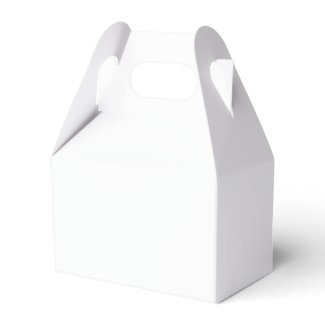 Paper Favor Box, Gable 4x2.5x5 