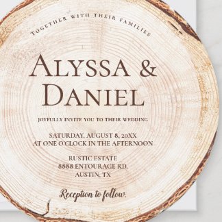 Shop Wood & Barn Wedding Invitations