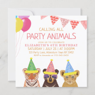 Kids' Birthday Invitations