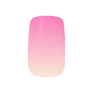 Hot Pink Ombre Minx Nail Wraps