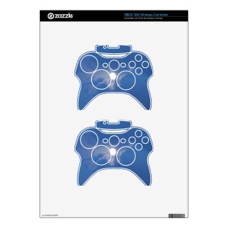 XBOX 360 Controller Skin with Moon Photo