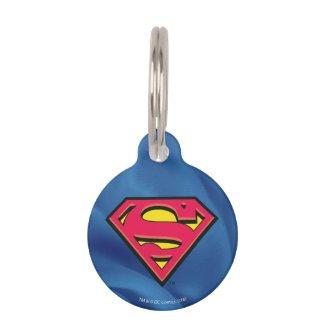 Superman S-Shield Classic Logo Pet Name Tag