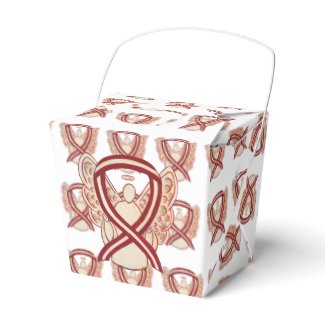 Head &amp; Neck Cancer Awareness Ribbon Favor Boxes