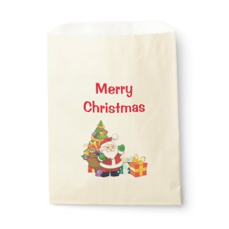 Santa Favor Bag