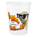 Summer Time Meerkat Customizable Paper Cups Paper Cup