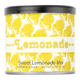 Lemonade Mix With Cute Lemons