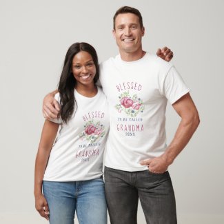 Blessed Grandma Floral T-Shirt - mothers day shirts