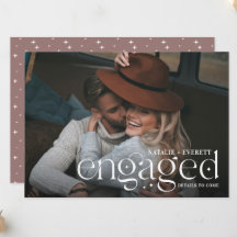 Photo Engagement Party Invitations