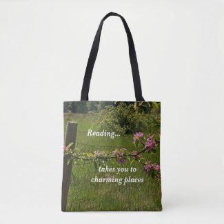 Reader's Book Tote, Beautiful Country Scene