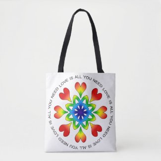 Love is All You Need Pride Tote Bag