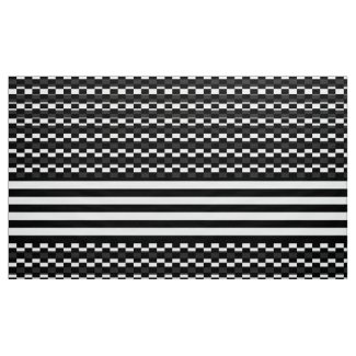 Black and White Vertical Design Fabric