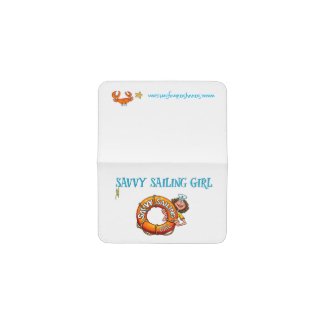 Savvy Sailing Girl - Business Card Holder