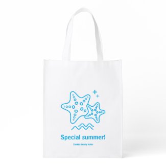 Beach Wedding Welcome Bag (Blue Starfish)