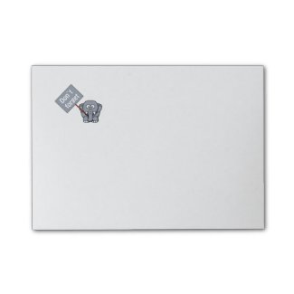 Cute Don't Forget Elephant Post-It-Notes Post-it® Notes