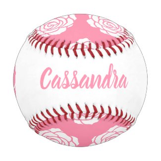 Pink Rose Baseball