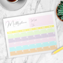 Shop Calendar Notepads