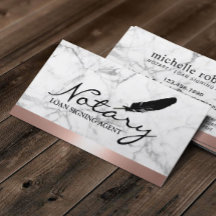 Shop Notary Business Cards