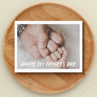 First Father's Day Cards