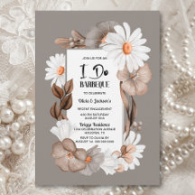 Rustic Engagement Party Invitations