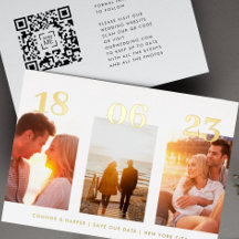 Shop QR Code Wedding Save the Dates