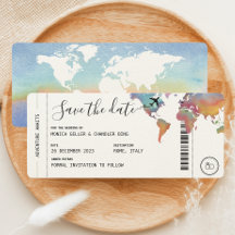 Shop Non Photo Wedding Save the Date Cards