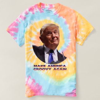 Make America Groovy Men's Spiral Tie-Dye T-Shirt