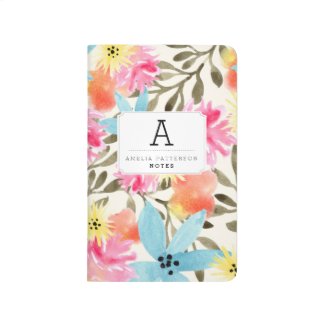 Paradise Floral Print Custom Journal