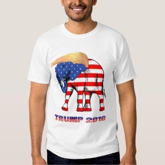 Trump Bad Hair Elephant 2016 Men's Basic T-Shirt