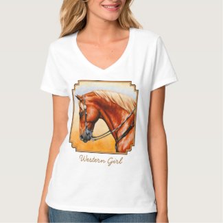 Sorrel Western Pleasure Quarter Horse Shirt