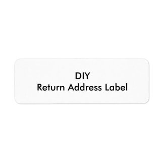 DIY Return Address Label