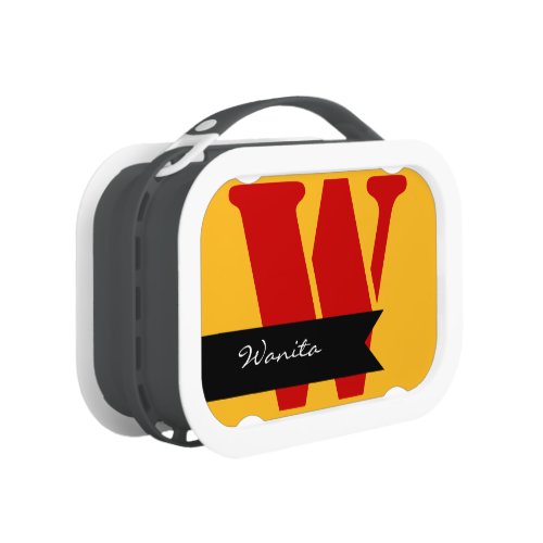 Personalized Name & Initial Lunch Box