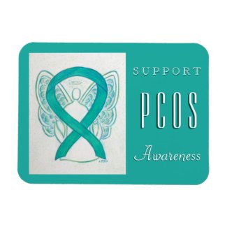 PCOS Polycystic Ovarian Syndrome Awareness Magnets