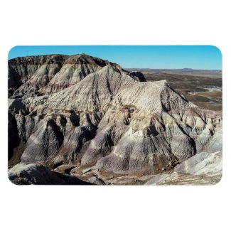 Blue Mesa Badlands Mountains Rectangular Photo Magnet
