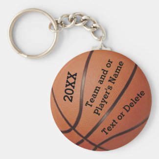 Cheap Basketball Keychains 3 Text Box Templates