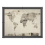 Map of the World Map from Old Postcards Poster | Zazzle.com