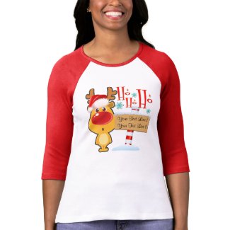 Santa Reindeer Custom T-Shirt