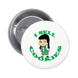 Girl Scout Cookies Pinback Button