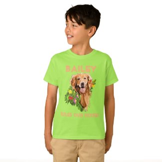 Personalize Dog’s Name and Photo  T-Shirt