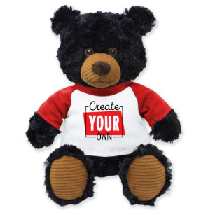 Black Hug-able Teddy Bear Stuffed Animal