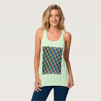 LCD microstructure Flowy Racerback Tank Top