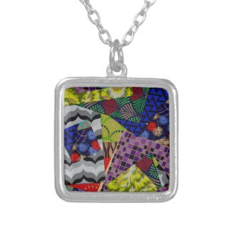 Necklace with Multi-Patterned Design