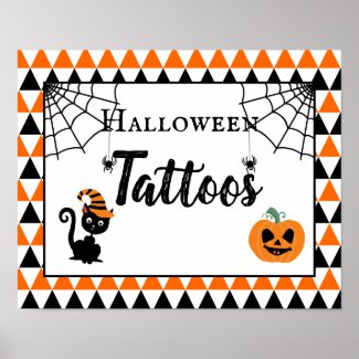 halloween party design your own sign