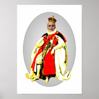 The King Carnival Cutout Poster