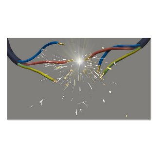 electrical spark business card