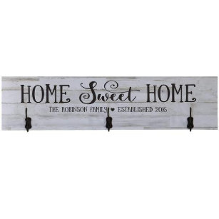 Home Sweet Home Gorgeous White Wooden Coat Rack